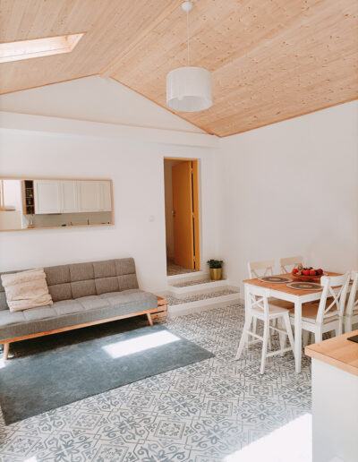 Living room of the Casa do Sol, Retreat Oasis Portugal