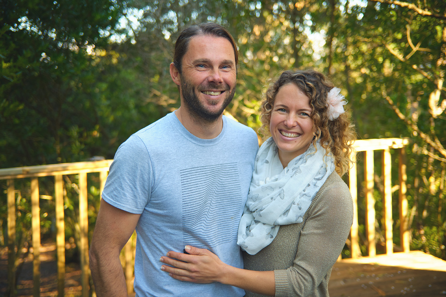 Florian und Julia, founders of the Retreat Oasis Portugal