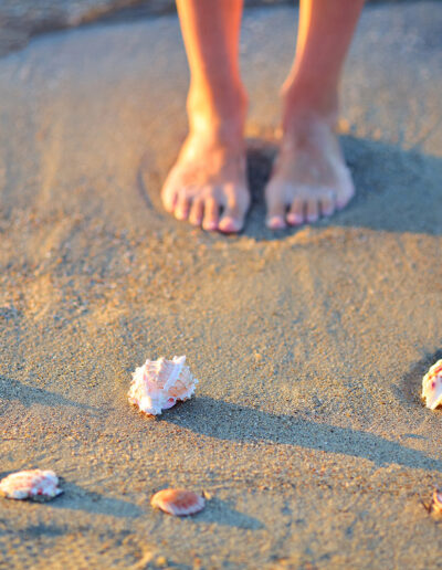Füße im Sand beim Relax Retreat Portugal