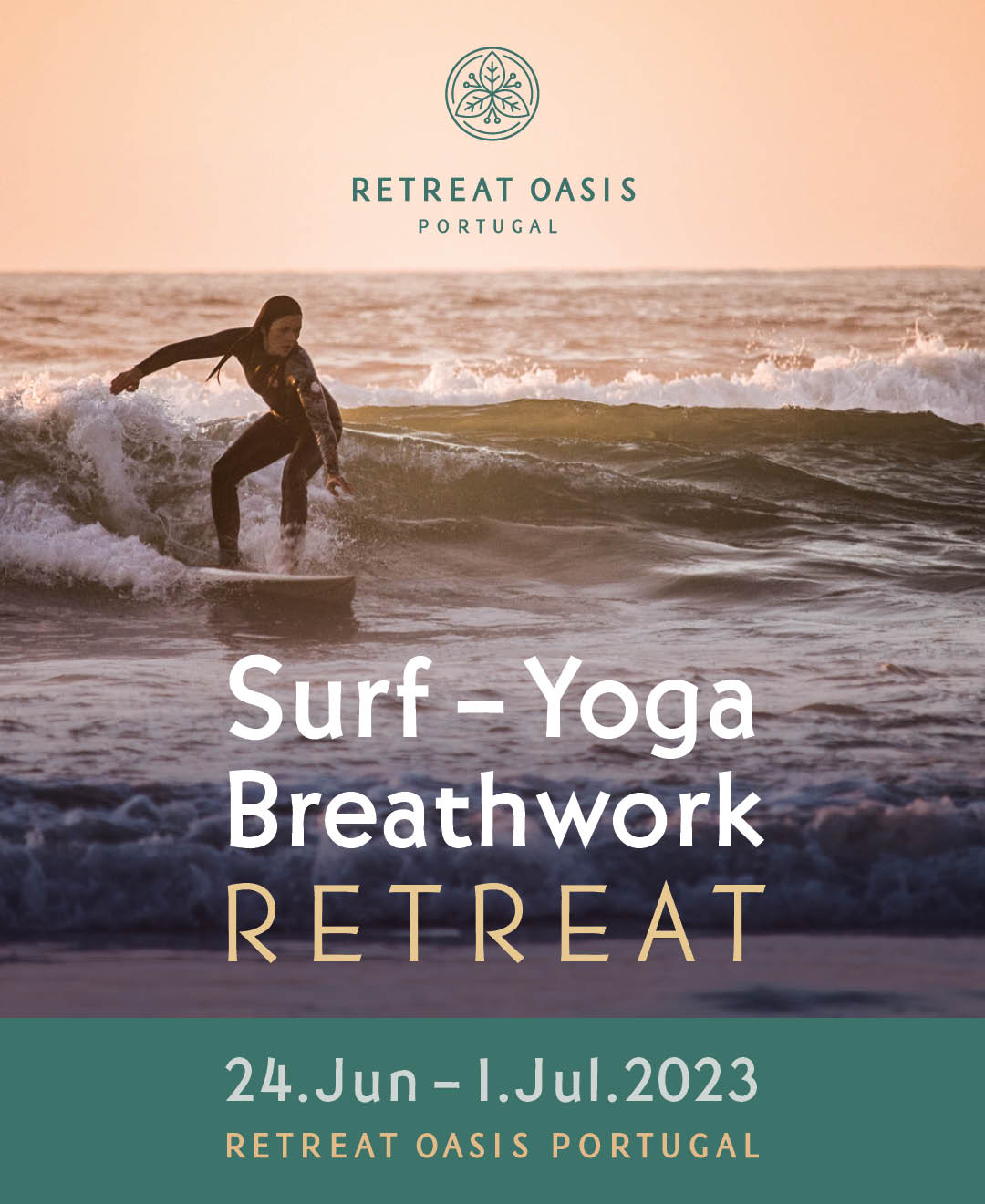 Surf Yoga Breathwork Retreat 24 June - 01. July 2023