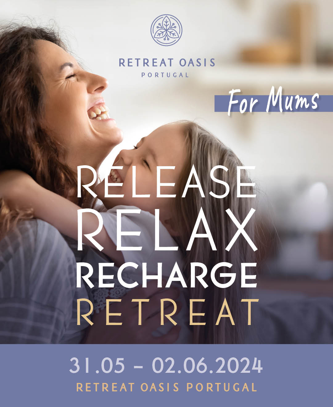 Weekend Retreat for Mums in Portugal May 2024